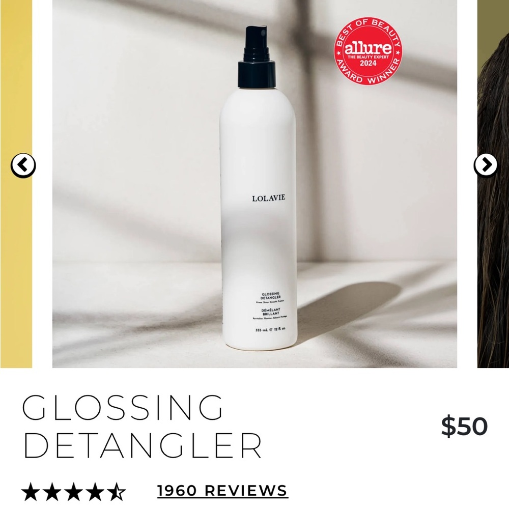 LOLAVIE Glossing Detangler mega 12.0oz